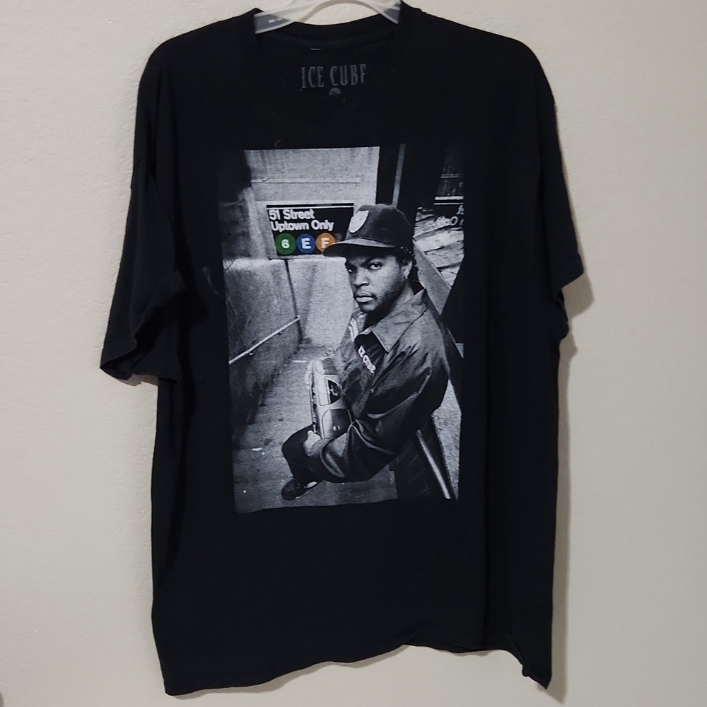 Ice Cube Shirt 2021 Size XL Graphic Tee Black